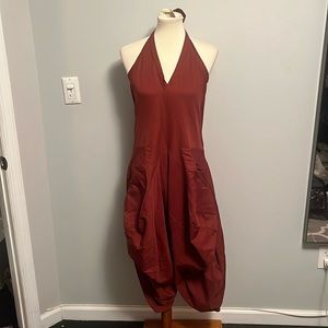 HALTER NECK WITH BALLOON PANT